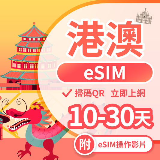 【港澳 SIM卡】不降速 吃到飽